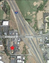 518 Washington St, Ashland, OR - aerial  map view