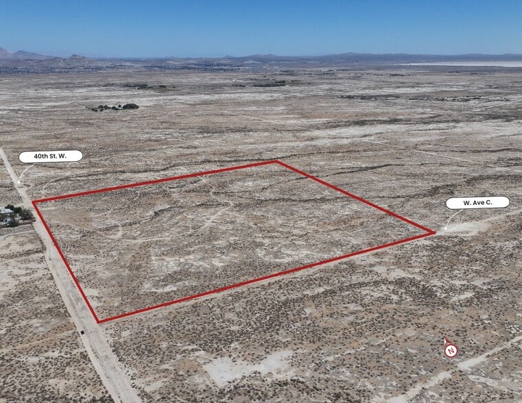 NEC 40th W. &  W. Ave C st, Lancaster, CA for sale - Building Photo - Image 2 of 3