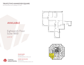 434 Fayetteville St, Raleigh, NC for lease Floor Plan- Image 1 of 1