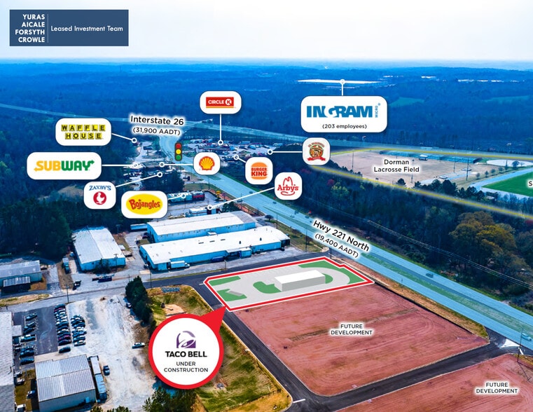 141 Felt Dr, Roebuck, SC for sale - Aerial - Image 3 of 6