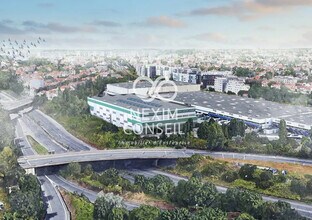 Rosny-sous-Bois, SSD - AERIAL map view