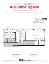 1900 Hollister Dr, Libertyville, IL for lease Floor Plan- Image 2 of 2