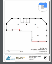 2001 Sheppard Ave E, Toronto, ON for lease Floor Plan- Image 1 of 1