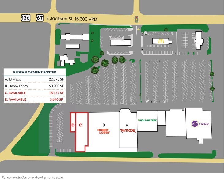 1325 E Jackson St, Macomb, IL for lease - Site Plan - Image 2 of 7