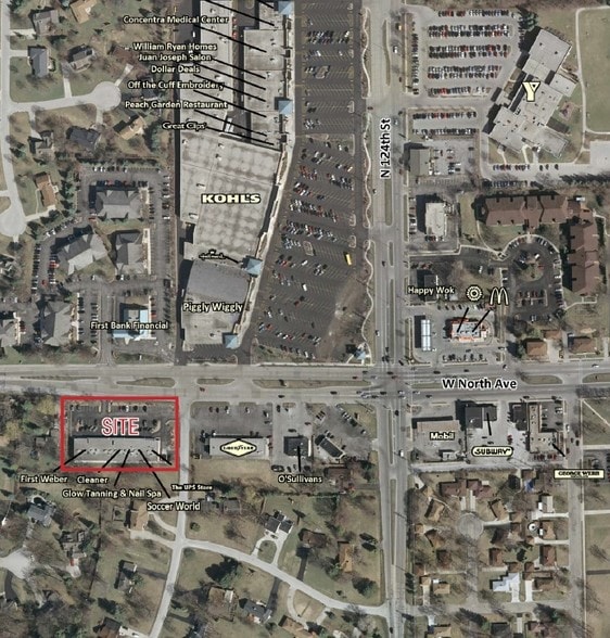 12605-12665 W North Ave, Brookfield, WI for sale - Aerial - Image 1 of 1