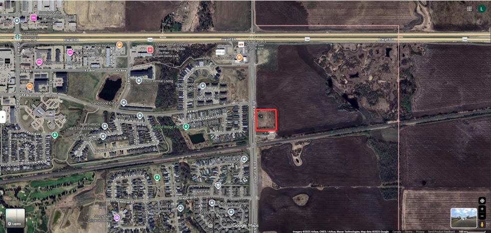 52525 Range 275 rd, Stony Plain, AB for sale - Aerial - Image 3 of 4