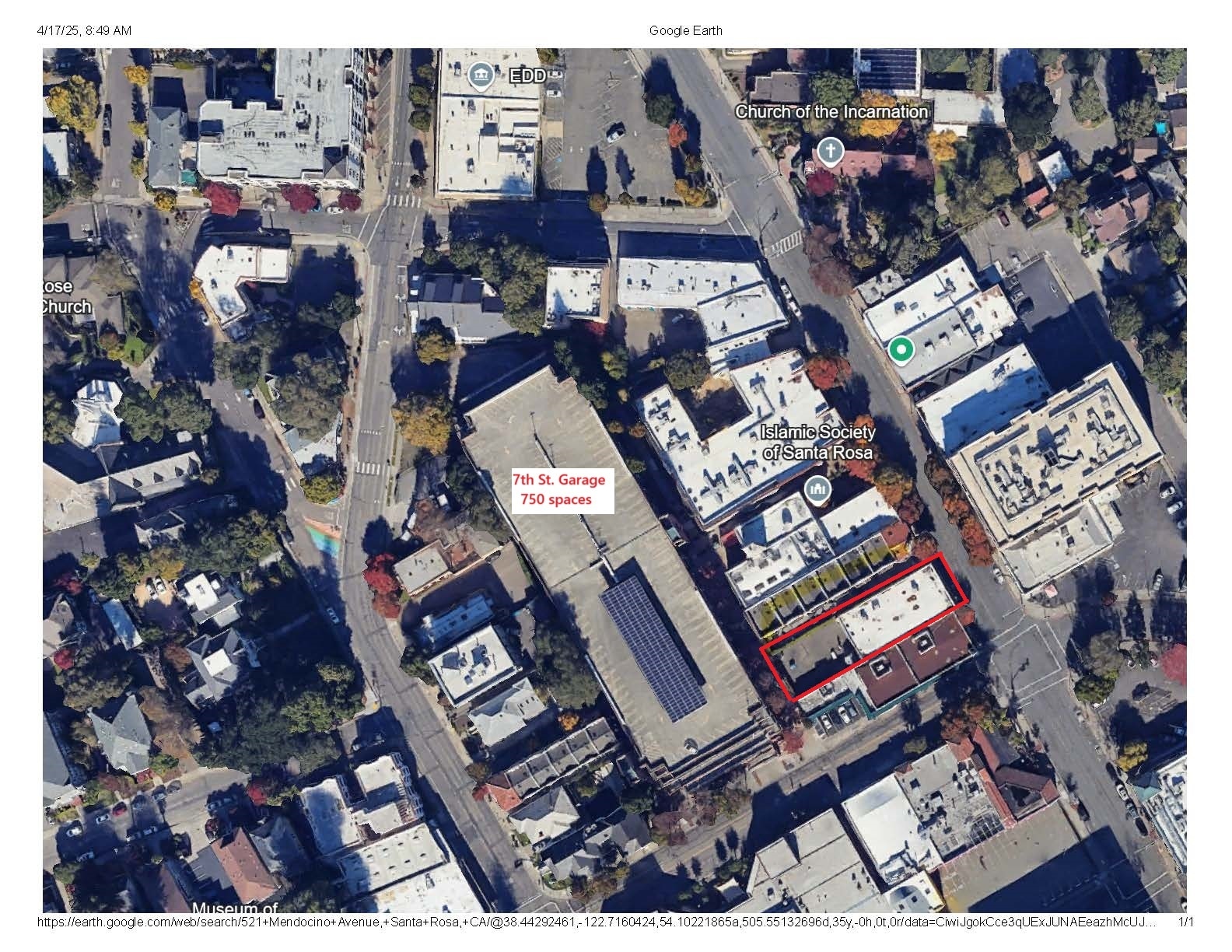 521 Mendocino Ave, Santa Rosa, CA for lease Aerial- Image 1 of 8