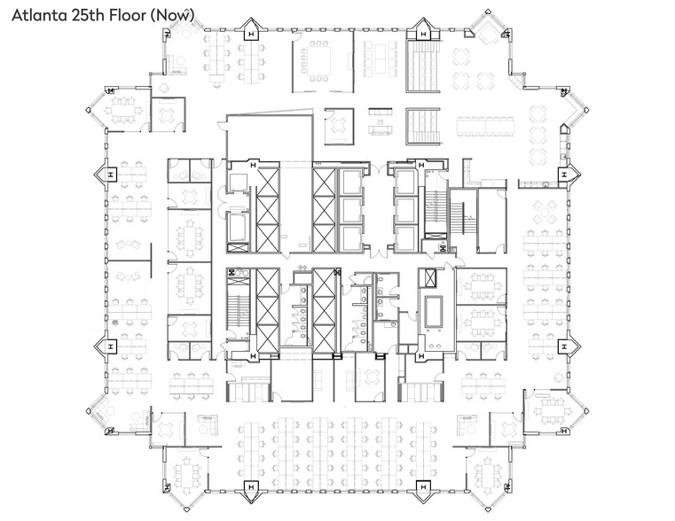 600 Peachtree St NE, Atlanta, GA for lease - Site Plan - Image 2 of 24