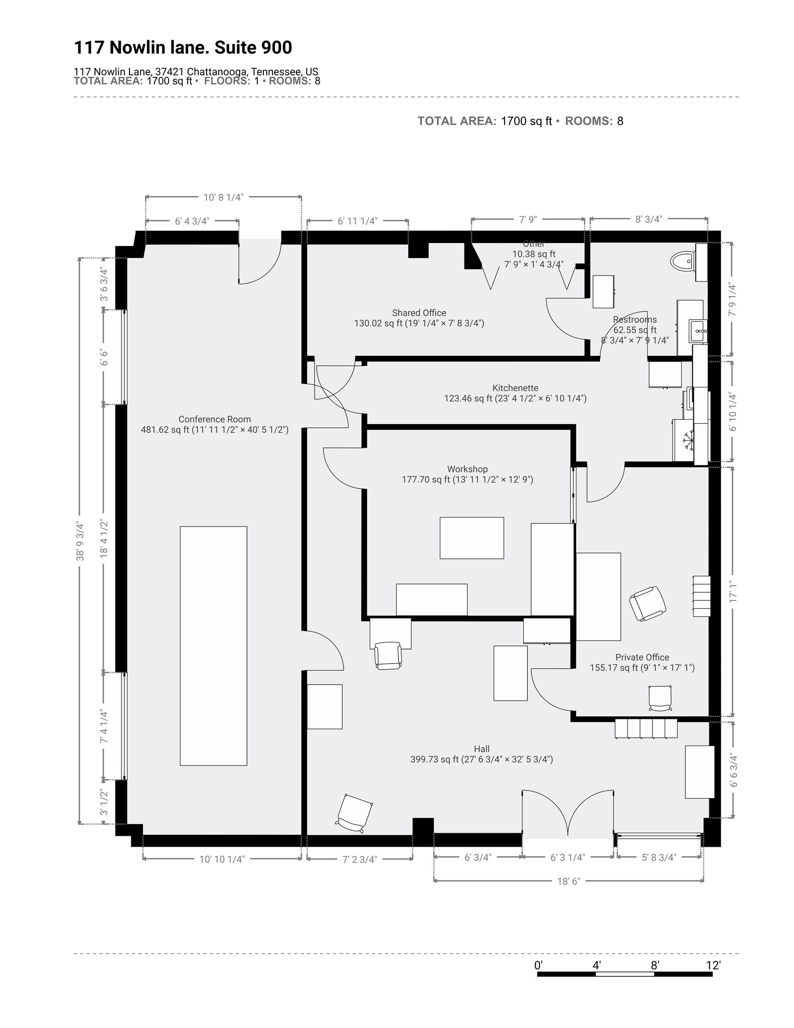 117 Nowlin Ln, Chattanooga, TN for lease Site Plan- Image 1 of 1