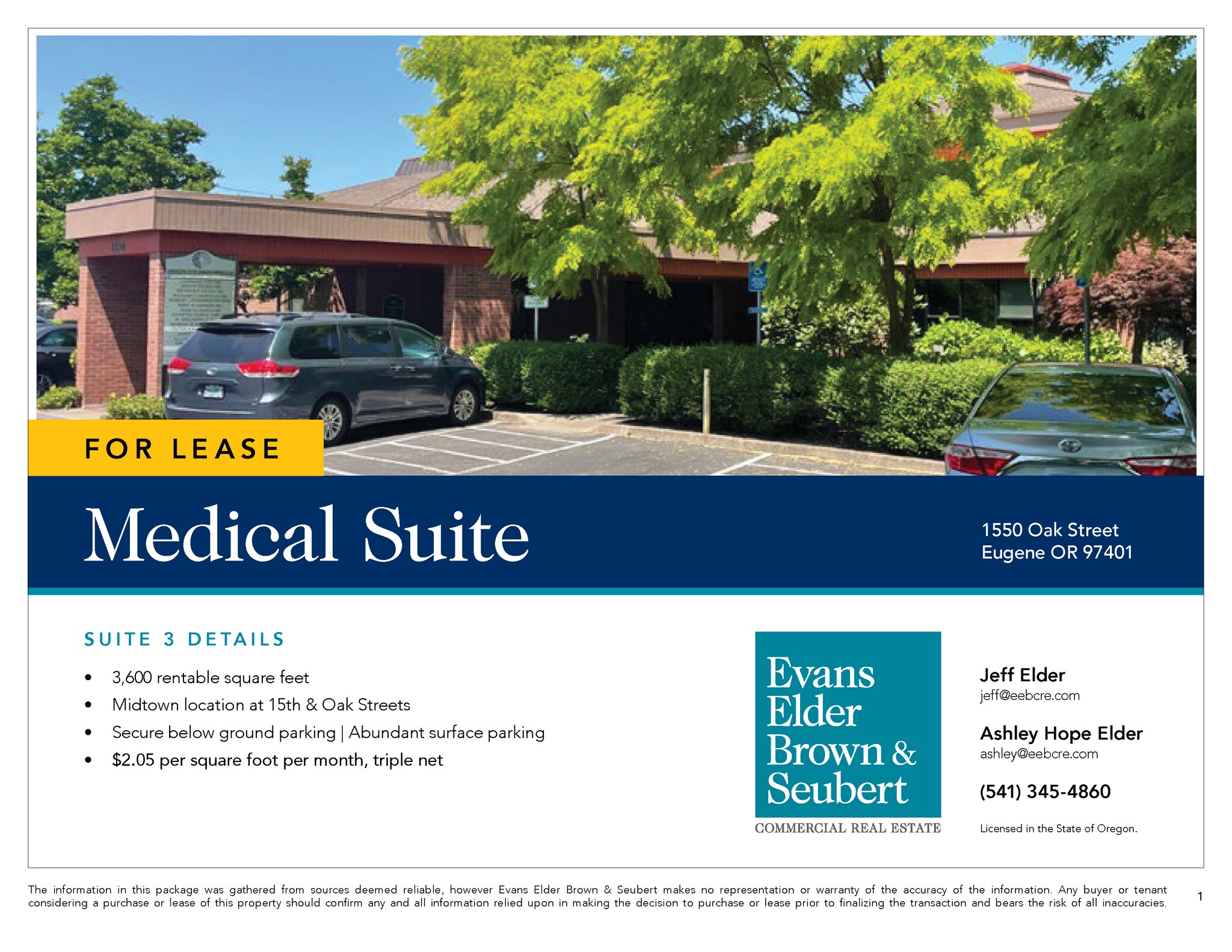 1550 Oak St, Eugene, OR for lease Building Photo- Image 1 of 4