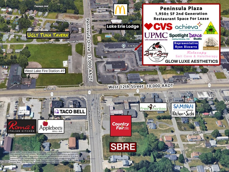 1101 Peninsula Dr, Erie, PA for lease - Building Photo - Image 2 of 6