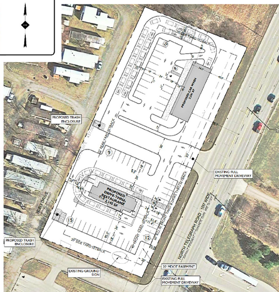 1811 N Telegraph Rd, Monroe, MI for lease - Site Plan - Image 2 of 3