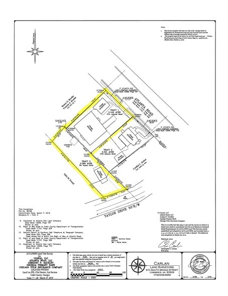 1714 Atlanta Rd SE, Smyrna, GA for sale - Site Plan - Image 2 of 5