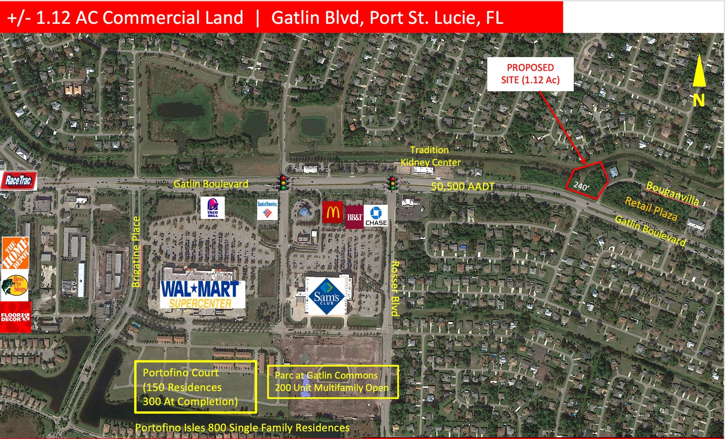 1497 SW Gatlin Blvd, Port Saint Lucie, FL 34953 Land for Sale