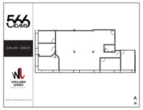 566 W Adams St, Chicago, IL for lease Floor Plan- Image 1 of 1