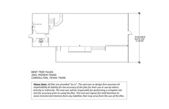 2661 Midway Rd, Carrollton, TX for lease Floor Plan- Image 1 of 1