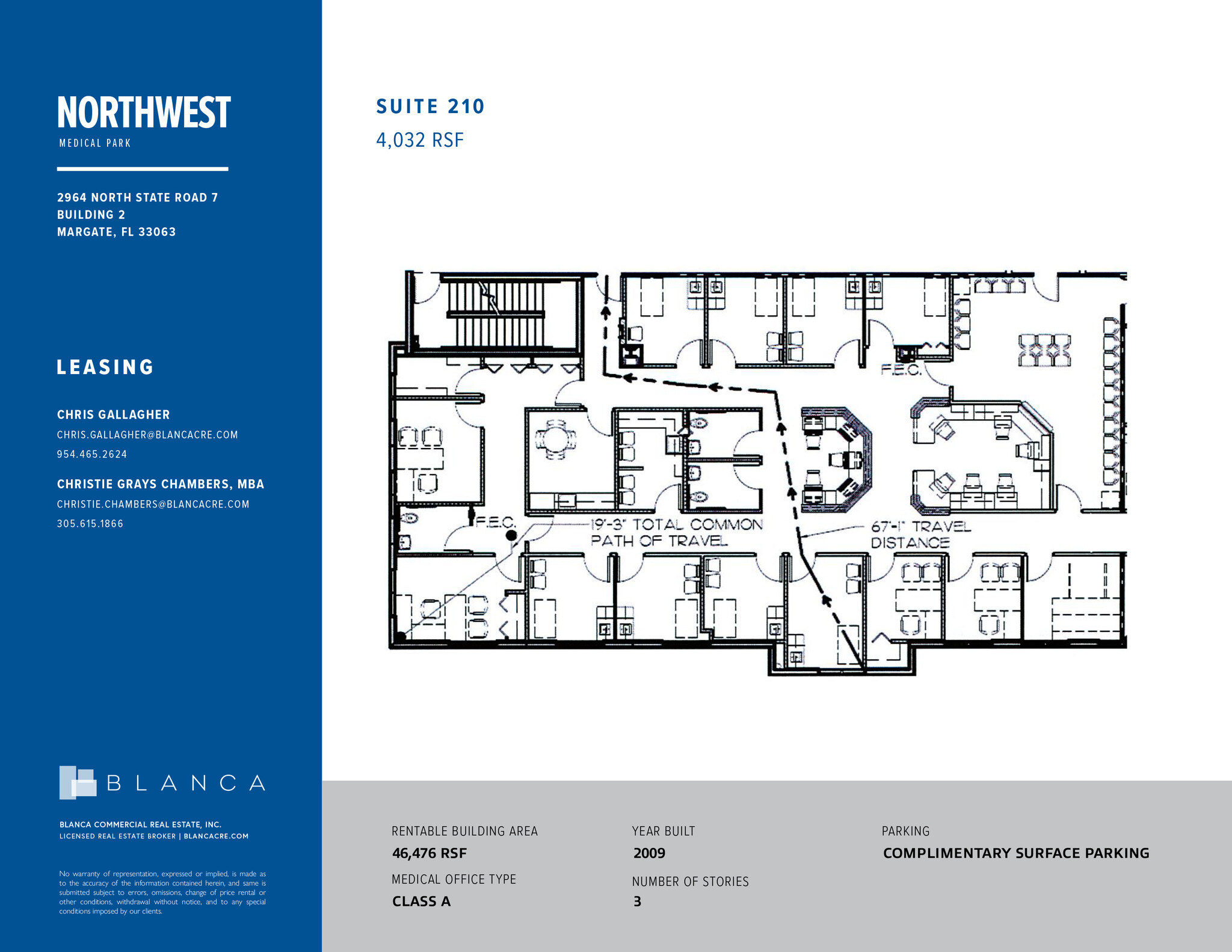 2964 N State Road 7, Margate, FL for lease Floor Plan- Image 1 of 2