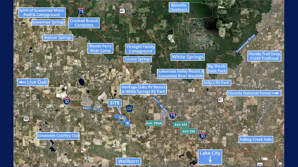 I-10 & CR 137 Interchange - 202 Acres, Wellborn, FL for sale - Building Photo - Image 3 of 3