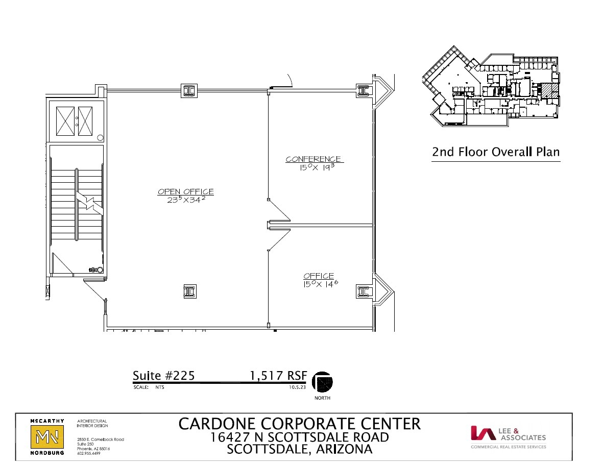 16427 N Scottsdale, Scottsdale, AZ for lease Floor Plan- Image 1 of 1