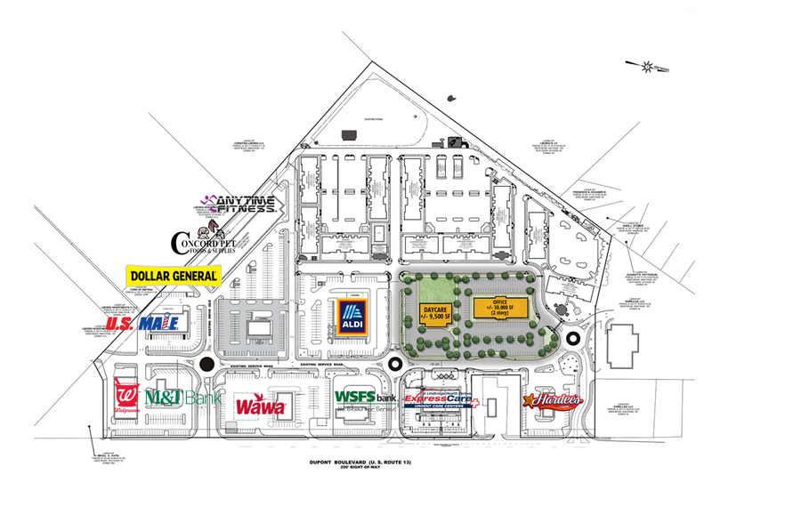 1382 S Dupont Blvd, Smyrna, DE for lease - Site Plan - Image 2 of 5