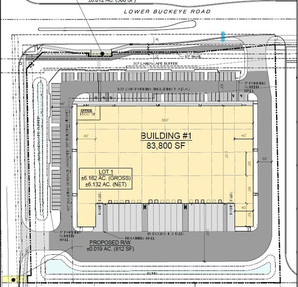 SEC 59th Ave & Lower Buckeye Rd, Phoenix, AZ for lease - Site Plan - Image 2 of 6