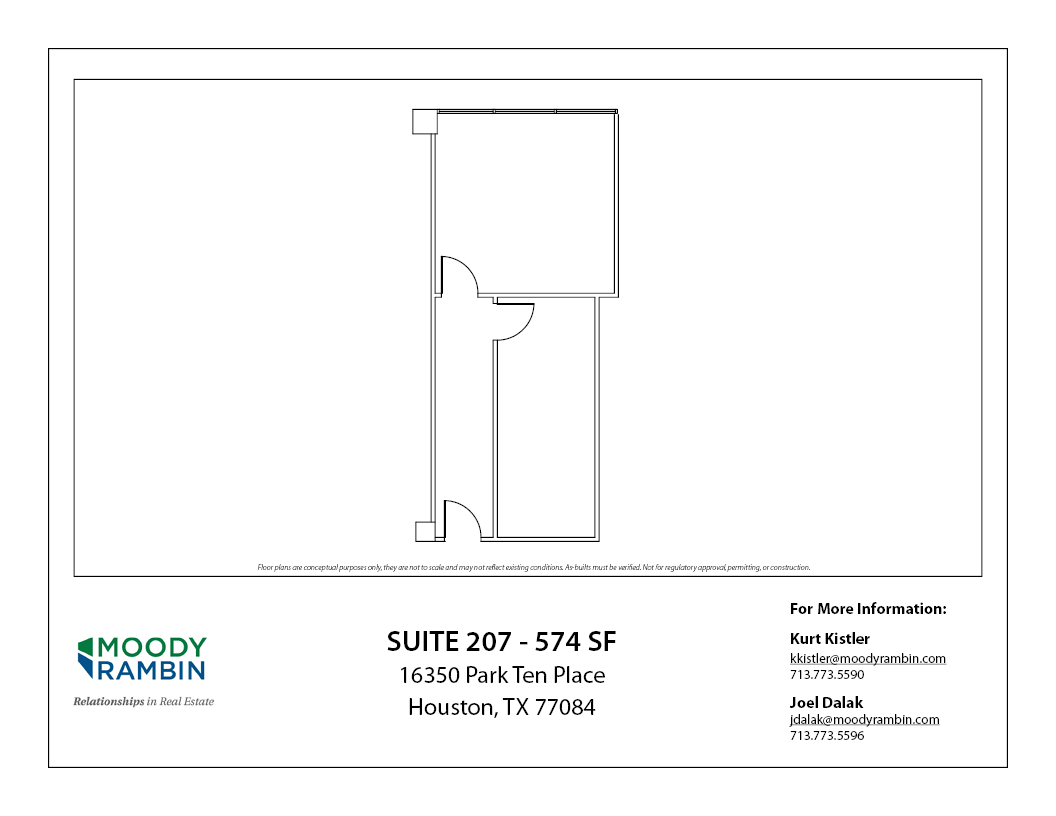 16350 Park Ten Place Dr, Houston, TX for lease Floor Plan- Image 1 of 1