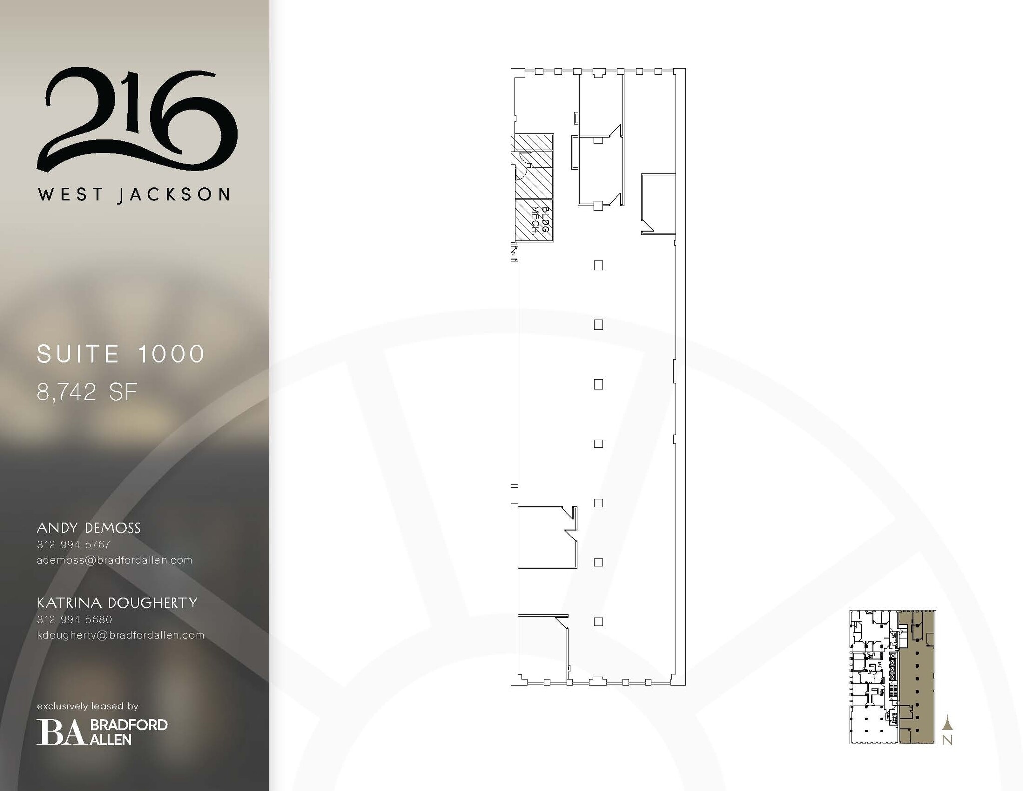 216 W Jackson Blvd, Chicago, IL for lease Floor Plan- Image 1 of 1