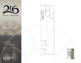216 W Jackson Blvd, Chicago, IL for lease Floor Plan- Image 1 of 1