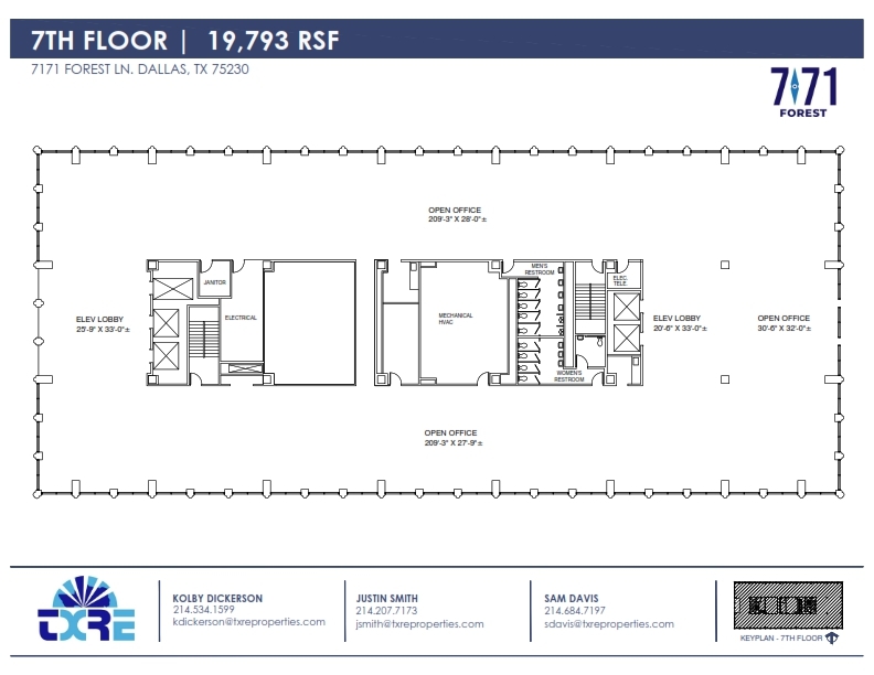 7171 Forest Ln, Dallas, TX for lease Floor Plan- Image 1 of 1