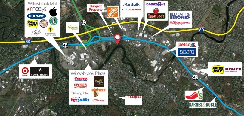 514-520 Route 46 portfolio of 2 properties for sale on LoopNet.com - Aerial - Image 2 of 2