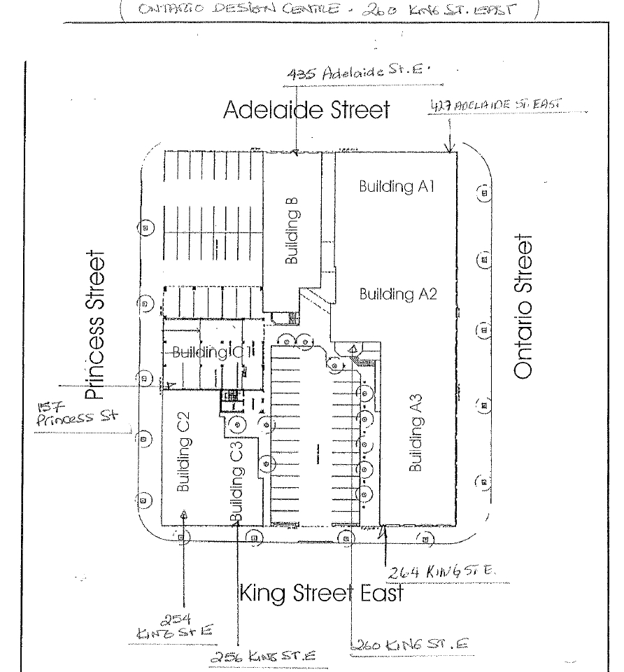 260 King St E, Toronto, ON for sale Site Plan- Image 1 of 1
