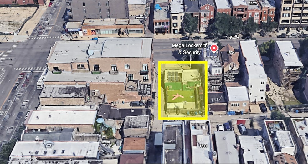 1540-1542 N Western Ave, Chicago, IL for sale - Aerial - Image 2 of 4