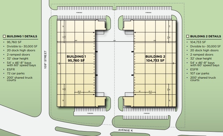 901 E Avenue K, Grand Prairie, TX for lease - Site Plan - Image 3 of 9