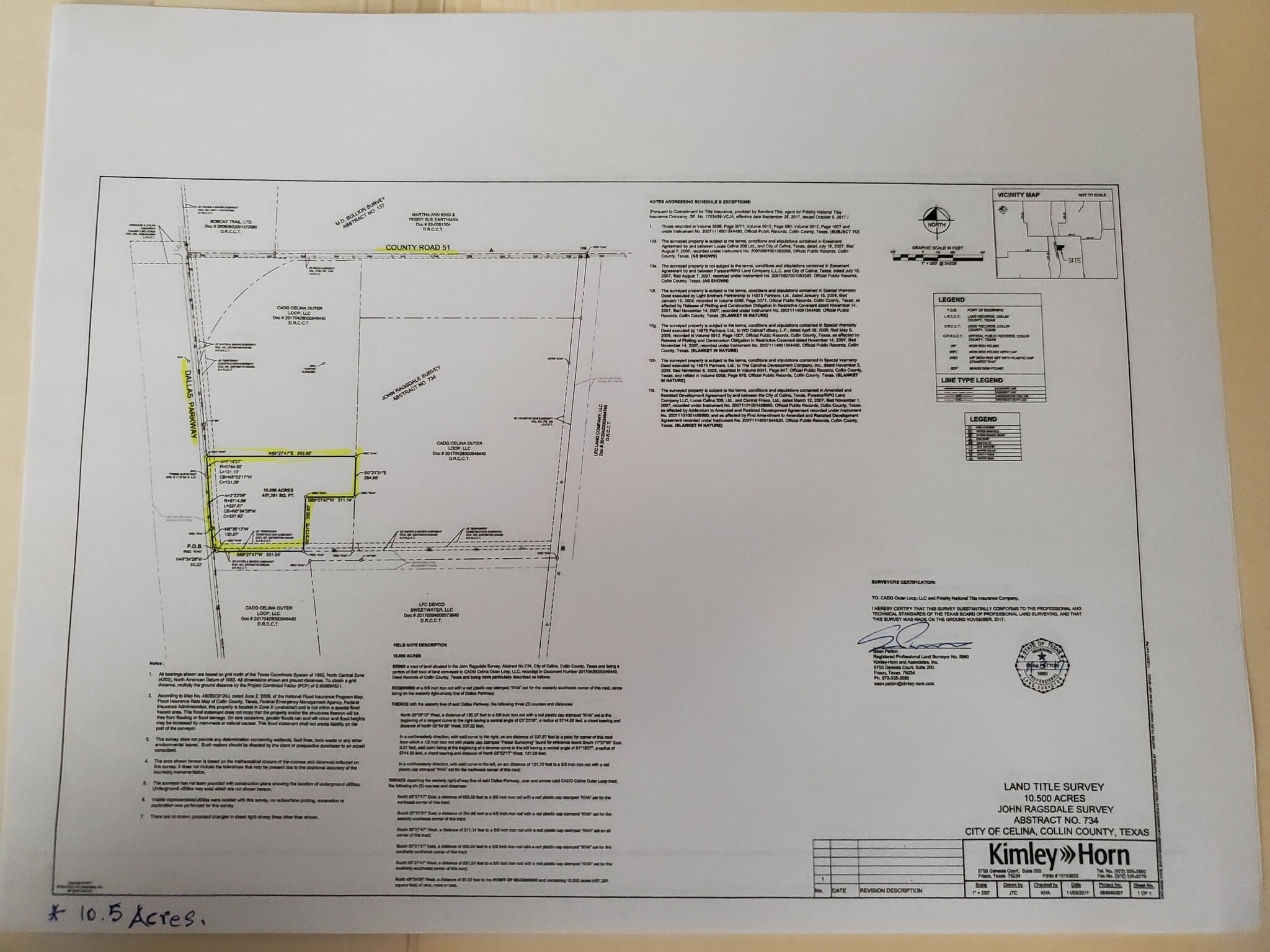 380 W & Legacy, Frisco, TX for sale Site Plan- Image 1 of 1