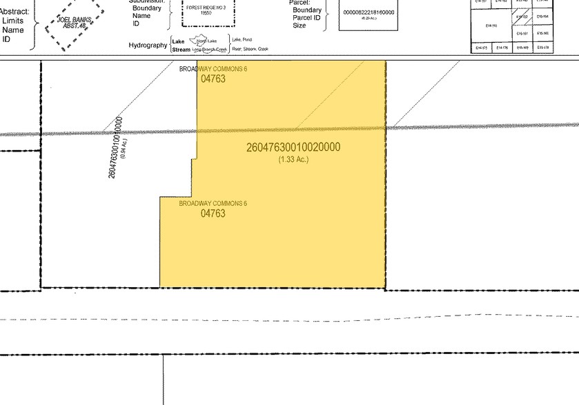 551 Broadway Commons, Garland, TX for lease - Plat Map - Image 3 of 3