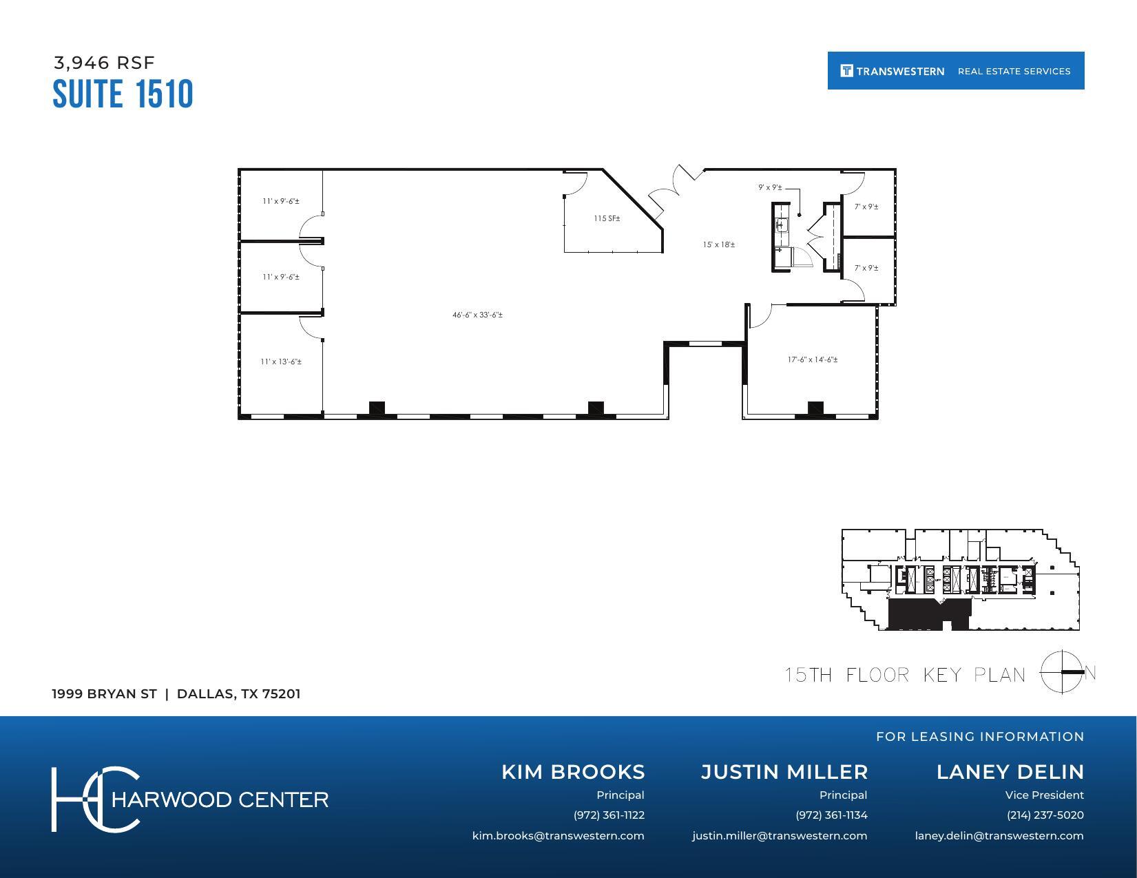 1999 Bryan St, Dallas, TX for lease Floor Plan- Image 1 of 1