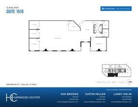 1999 Bryan St, Dallas, TX for lease Floor Plan- Image 1 of 1