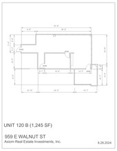 959 E Walnut St, Pasadena, CA for lease Site Plan- Image 1 of 1