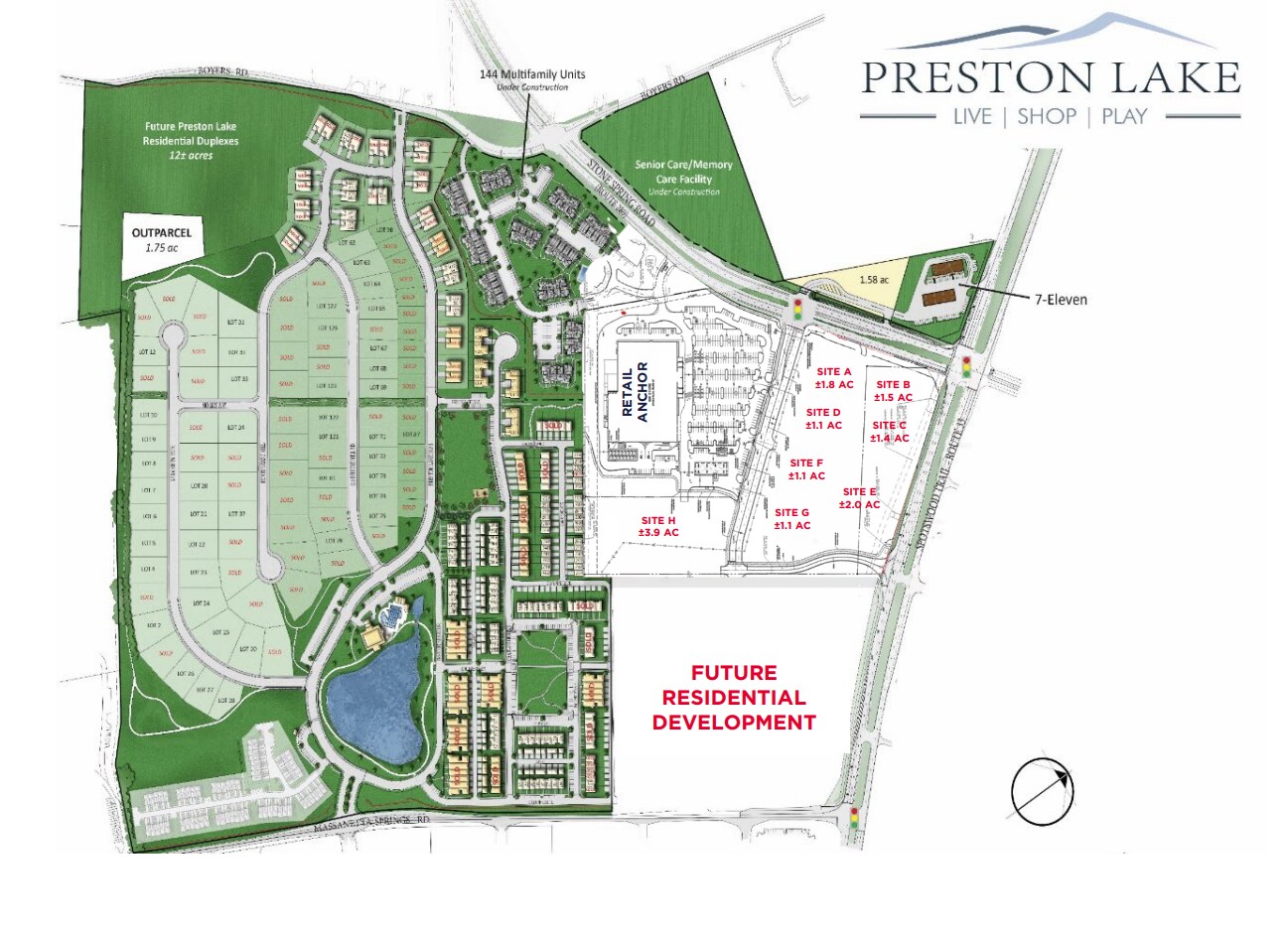 Route 33, Harrisonburg, VA for lease Site Plan- Image 1 of 2