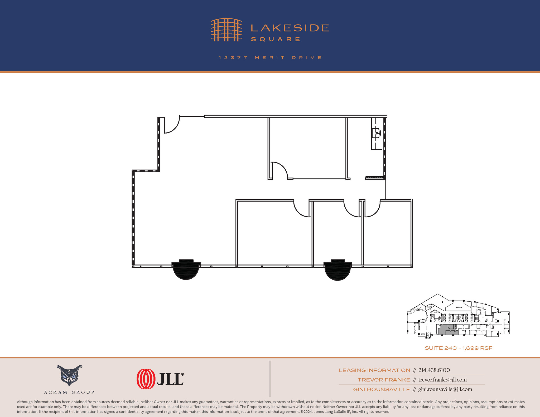 12377 Merit Dr, Dallas, TX for lease Floor Plan- Image 1 of 1