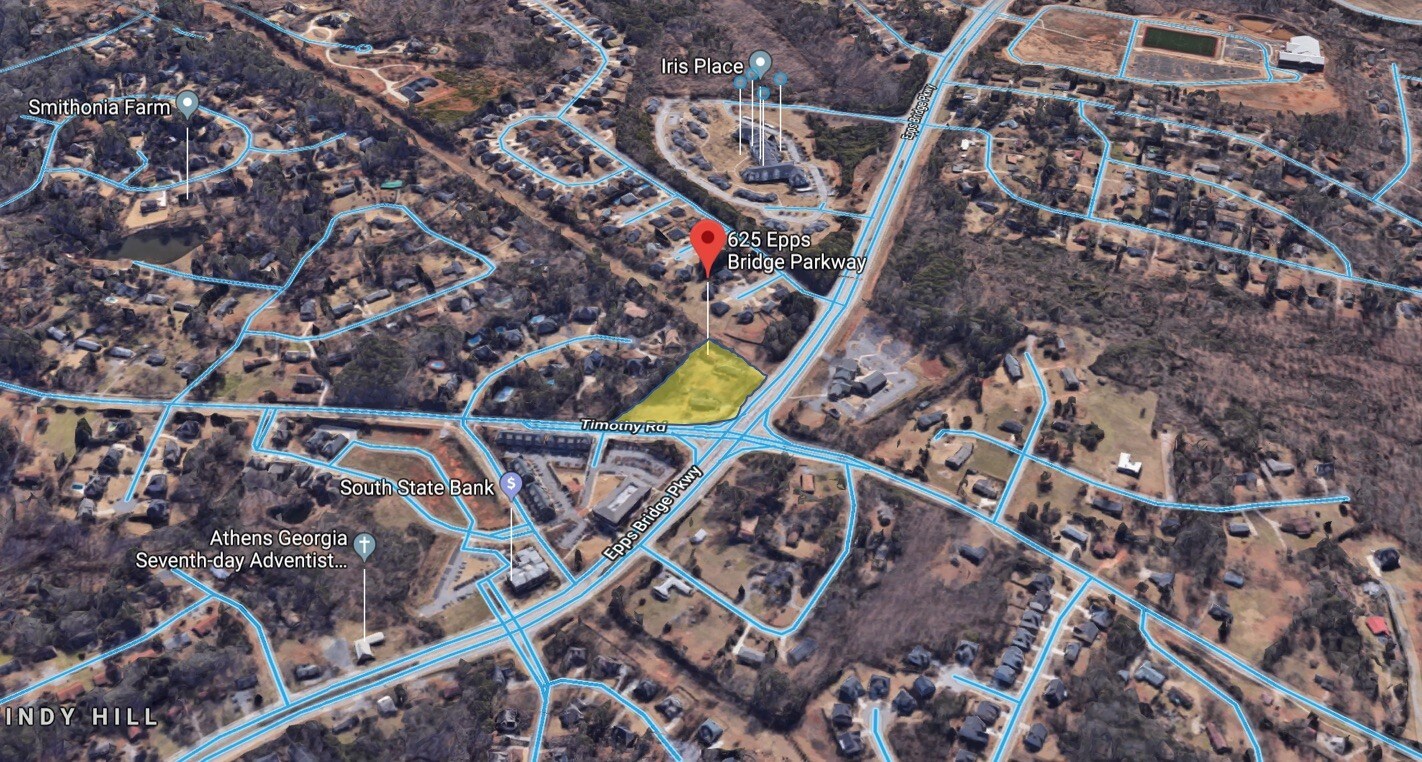625 Epps Bridge Pkwy, Athens, GA for sale Aerial- Image 1 of 1