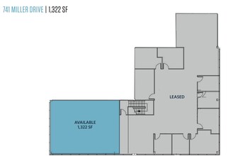 741 Miller Dr SE, Leesburg, VA for lease Floor Plan- Image 1 of 1