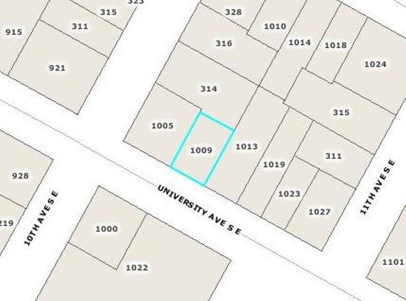 1009 University Ave SE, Minneapolis, MN for sale - Plat Map - Image 2 of 41
