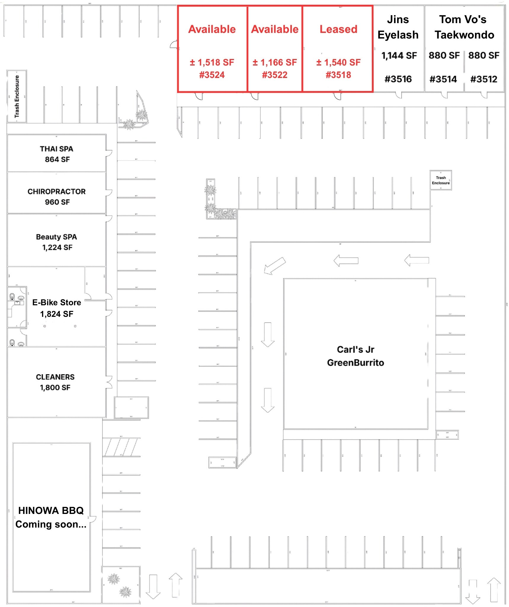3512-3538 E Chapman Ave, Orange, CA for lease Interior Photo- Image 1 of 2
