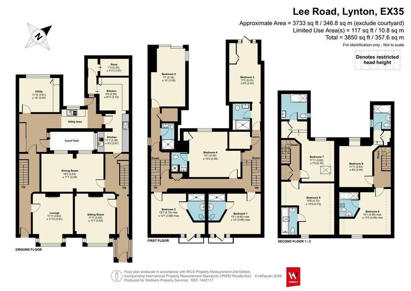 27 Lee Rd, Lynton for sale - Floor Plan - Image 2 of 14