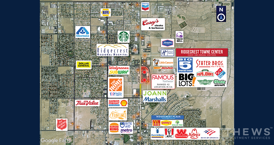 730-740 N China Lake Blvd, Ridgecrest, CA for lease - Building Photo - Image 2 of 2