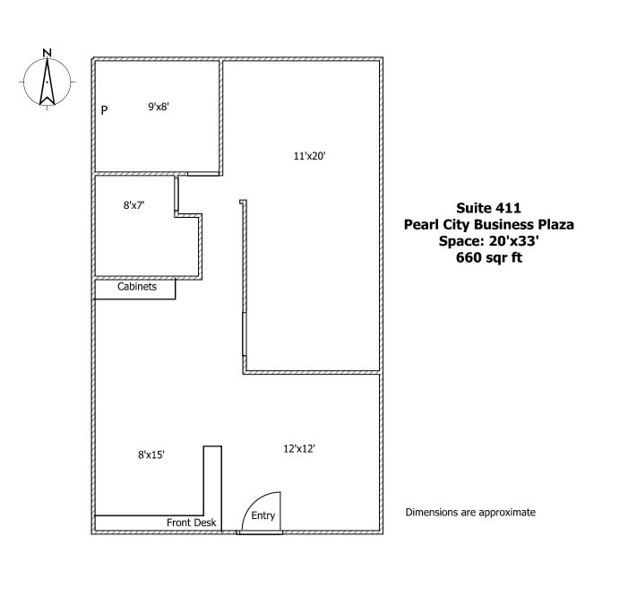 803 Kamehameha Hwy, Pearl City, HI for lease Floor Plan- Image 1 of 1