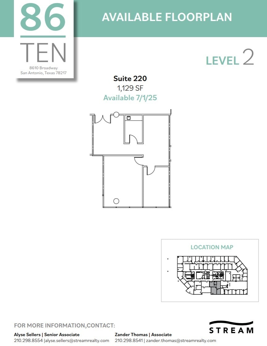8610 Broadway St, San Antonio, TX for lease Floor Plan- Image 1 of 1