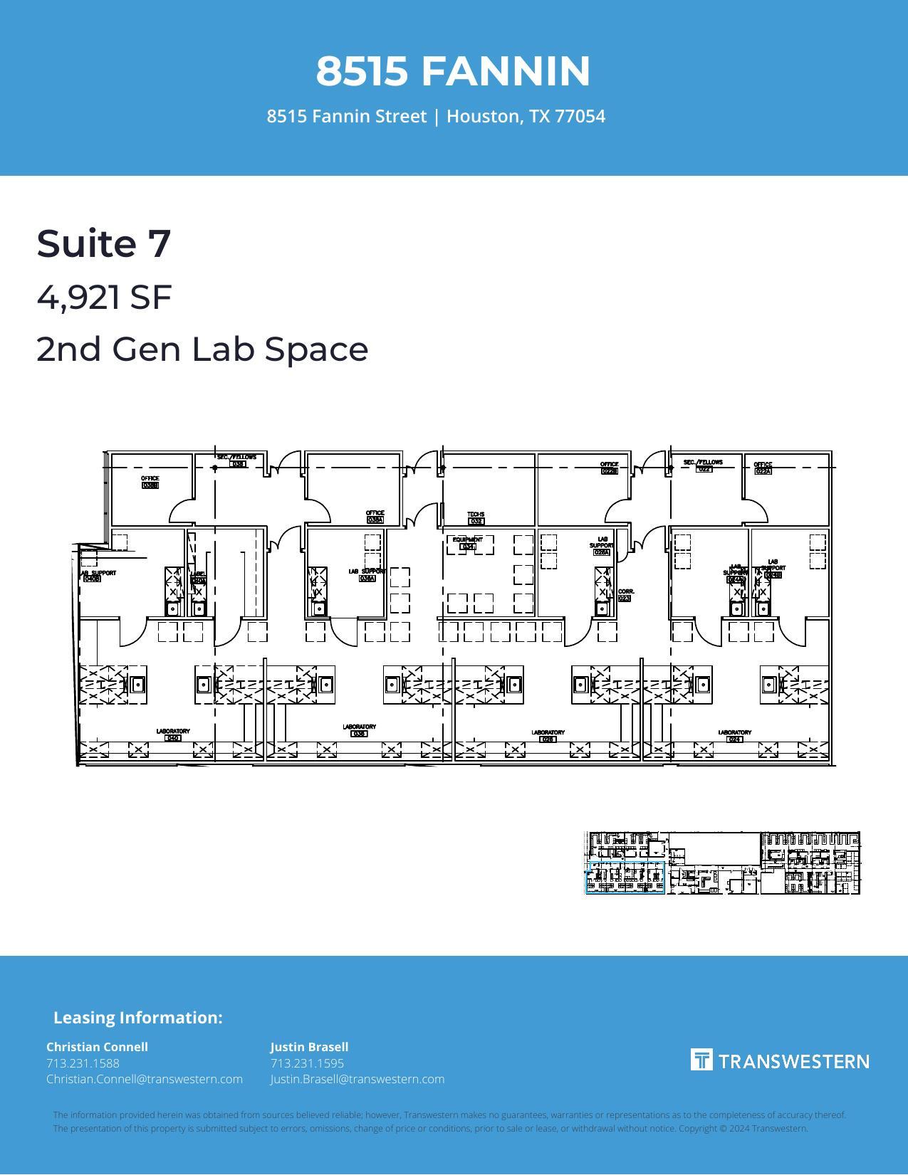 8515 Fannin St, Houston, TX for lease Floor Plan- Image 1 of 1