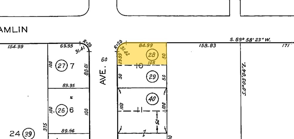 12150-12162 Hamlin St, North Hollywood, CA for lease - Plat Map - Image 2 of 9